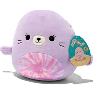 Squishmallows Original - Meryl the Purple Seal - Ultra Rare - 8 Inch Stuffie